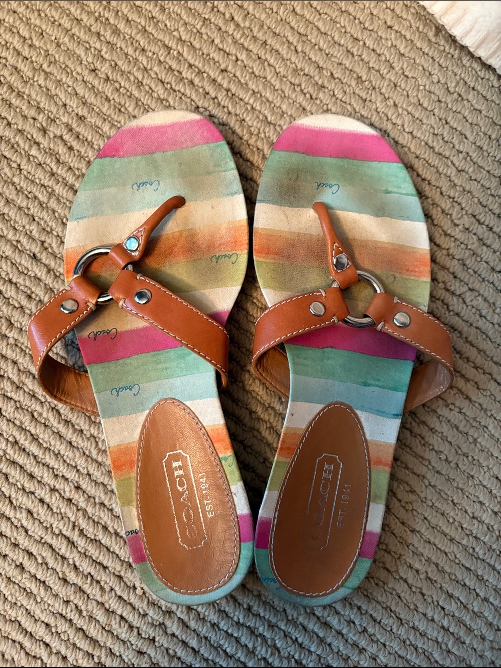 Coach Multicolor Sandals - Picture 2 of 3